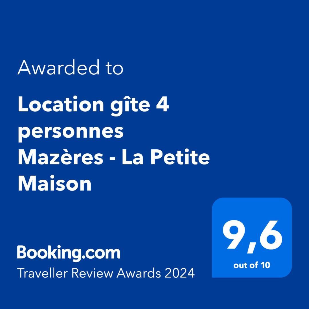Location Gite 4 Personnes Mazeres - La Petite Maison Exterior photo